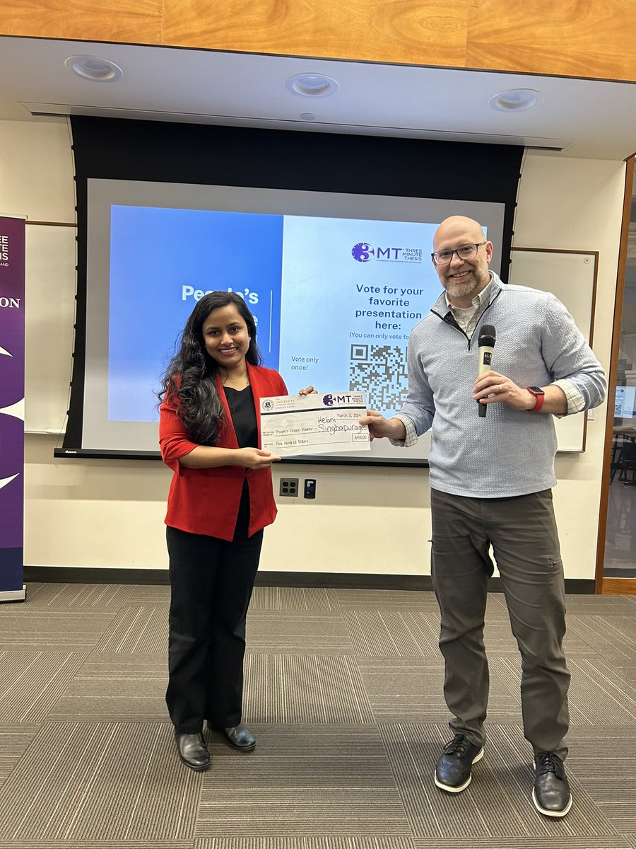 I had so much fun at URI’s first 3-Minute Thesis competition last night. URI grad students do amazing things!  <a href="/universityofri/">URI</a>