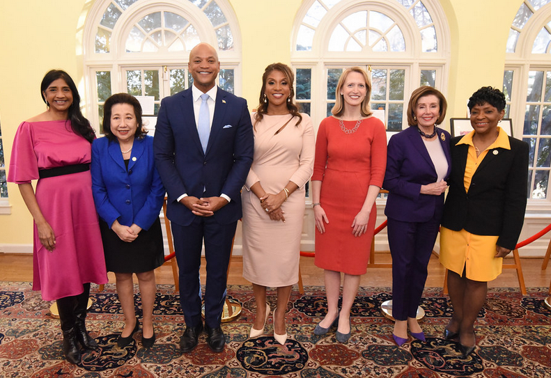 Last night, I was inducted into the MD Women’s Hall of Fame alongside incredible women leaders @SpeakerPelosi, @arunamiller, @SenatorSusanLee, @BrookeELierman & 5 outstanding high school future leaders of MD. It is an honor to be included in such exceptional company.