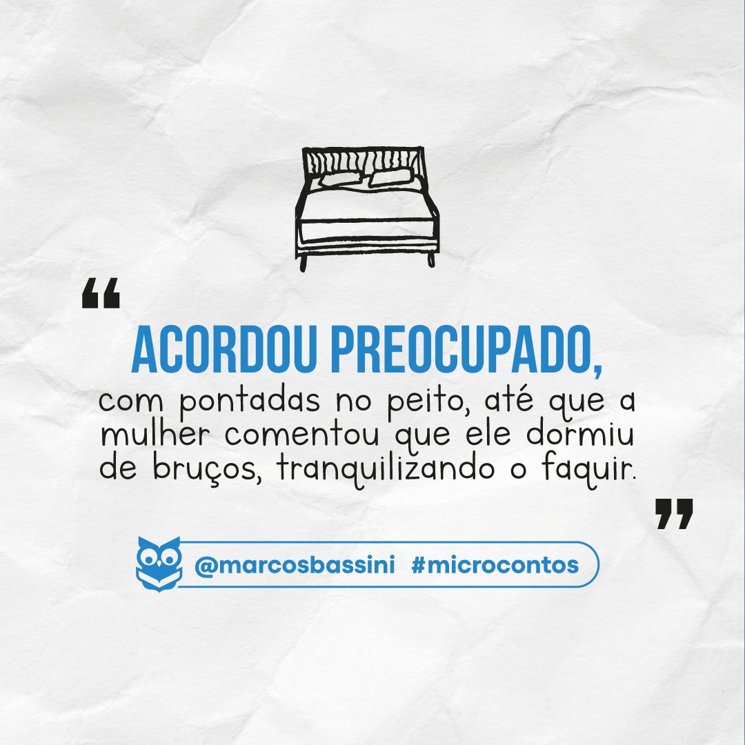 skoobnews's tweet photo. Quem aqui curte os #microcontos do @MarcosBassini?💙
Deixe nos comentários algum microconto seu também para que possamos ler. 😉 https://t.co/ZqMzmcDRwl