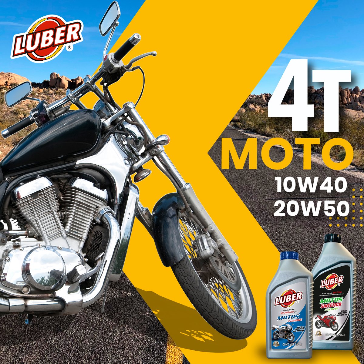 luberoil's tweet photo. ¡Prolonga la vida del motor!
Contamos con Aceite Lubricante Multigrado para Moto 4 Tiempos:
SAE 10W40 Sintético
SAE 20W50
#BIKER #motorcycle #motorbike https://t.co/NYdv9pp6Iw