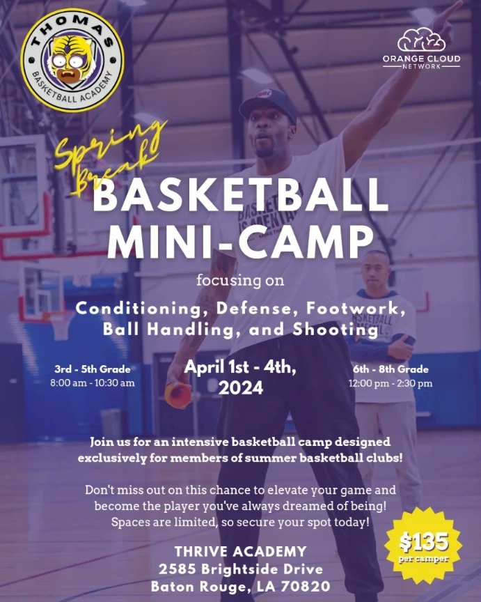tyrusthomas's tweet photo. 🍴🛌🏼🥤🏀
EAT, SLEEP, &amp; DRINK BASKETBALL
🗓️ April 1-4, 2024
📍 Baton Rouge, LA https://t.co/TuMjUGTFhe