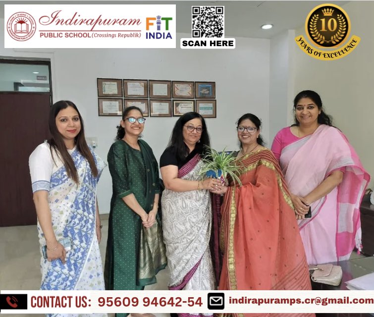 Indirapuram Public School, Crossings Republik tweet media