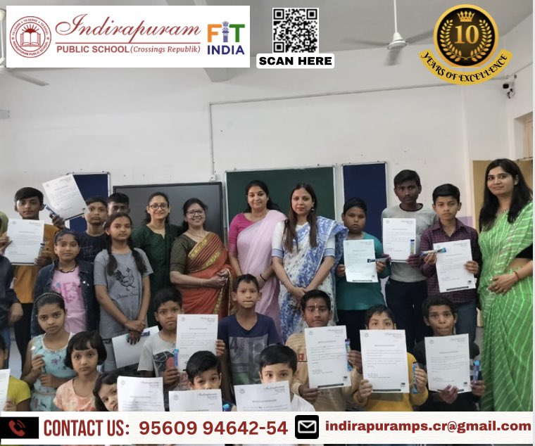 Indirapuram Public School, Crossings Republik tweet media
