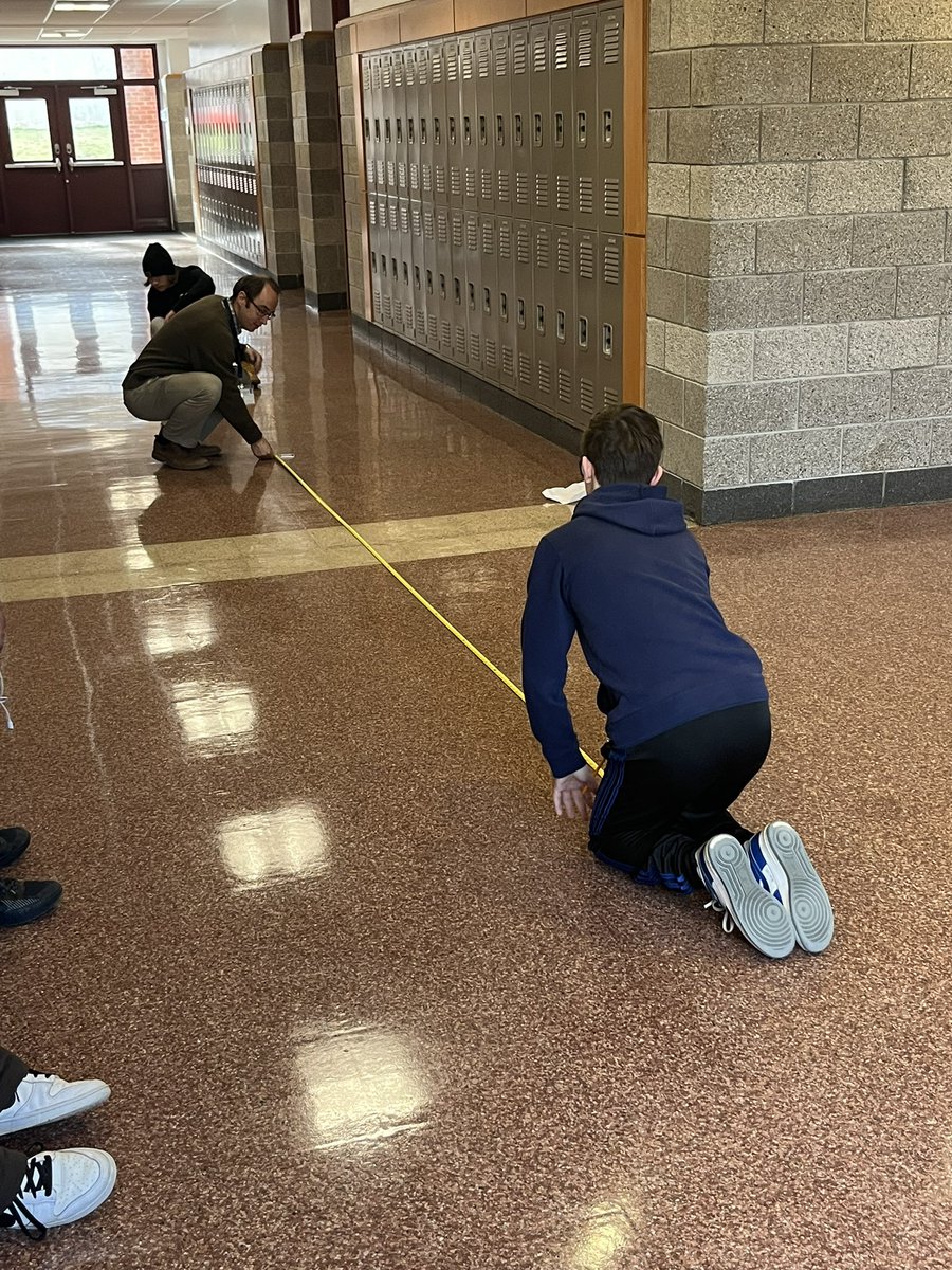 JessicaLeitman's tweet photo. #Team202 Ss used a tape measure &amp;🪞to find heights of objects in K110. They calculated the height of the exit sign, projector, and a 🕰️. #WeAreChappaqua #Iteachmath #sketchingfun @MrInhaber @jsullivan165 @PlateKaitlyn @Greeley_Math @Lauren_Olmo @ski626 https://t.co/sYPYvqqaym