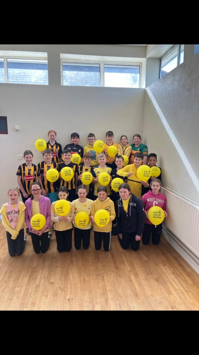 A huge thank you to 5th class who raised an amazing €1,337 for Daffodil Day.  Thanks to all who donated.  A special thanks to all the 5th class parents for the help and support.