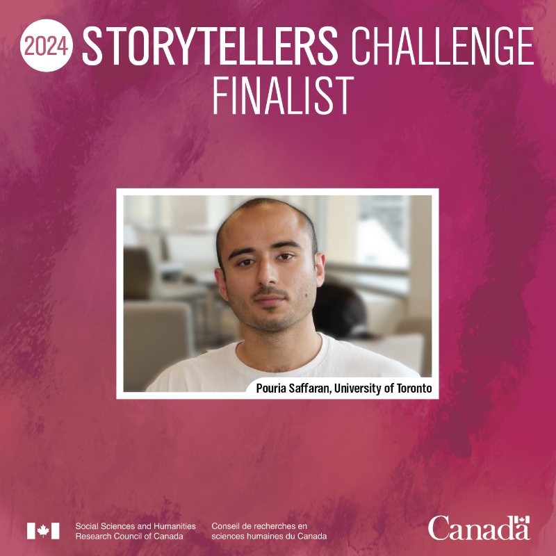 SSHRC_CRSH's tweet photo. ⭐Last but not least, cheers to our fifth group of #SSHRCStorytellers Challenge finalists! 

Pouria Saffaran @UofT
Madeline Springle @UCalgary @m_springle
Katherine Todd @UofT
Aleah Wong @UBC @aleah_wong2

Click to find out why their SSH stories stood out: https://t.co/saLj1ZRFMa
