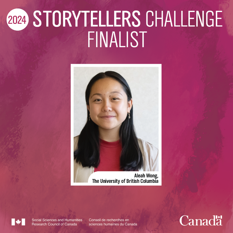 SSHRC_CRSH's tweet photo. ⭐Last but not least, cheers to our fifth group of #SSHRCStorytellers Challenge finalists! 

Pouria Saffaran @UofT
Madeline Springle @UCalgary @m_springle
Katherine Todd @UofT
Aleah Wong @UBC @aleah_wong2

Click to find out why their SSH stories stood out: https://t.co/saLj1ZRFMa