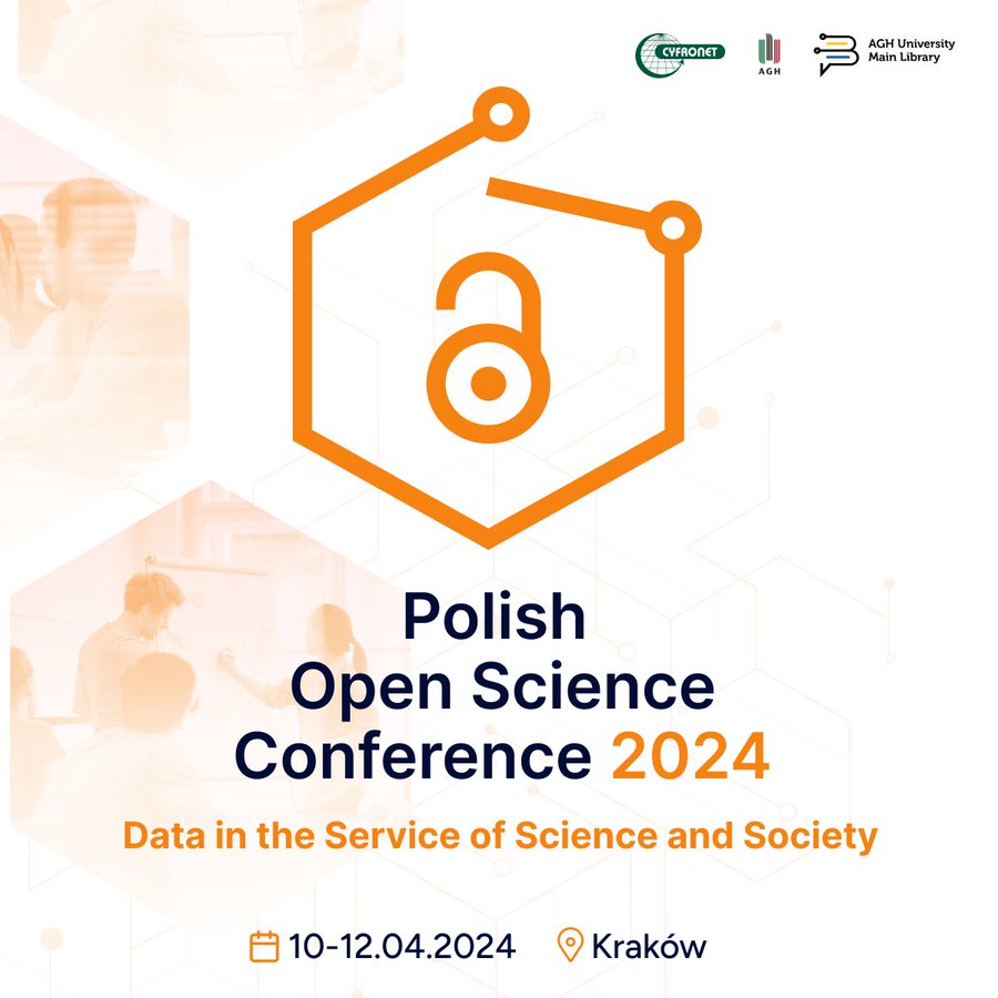 OpusEu's tweet photo. Join for the Polish #OpenScience Conference 2024 in Krakow this April! Featuring sessions with international and Polish experts, hands-on data workshops, and networking opportunities for scientists and data stewards. 

🔜Register by March 27: https://t.co/ojhP26QQhK

#OpenAccesss https://t.co/ztbEqSQpmc