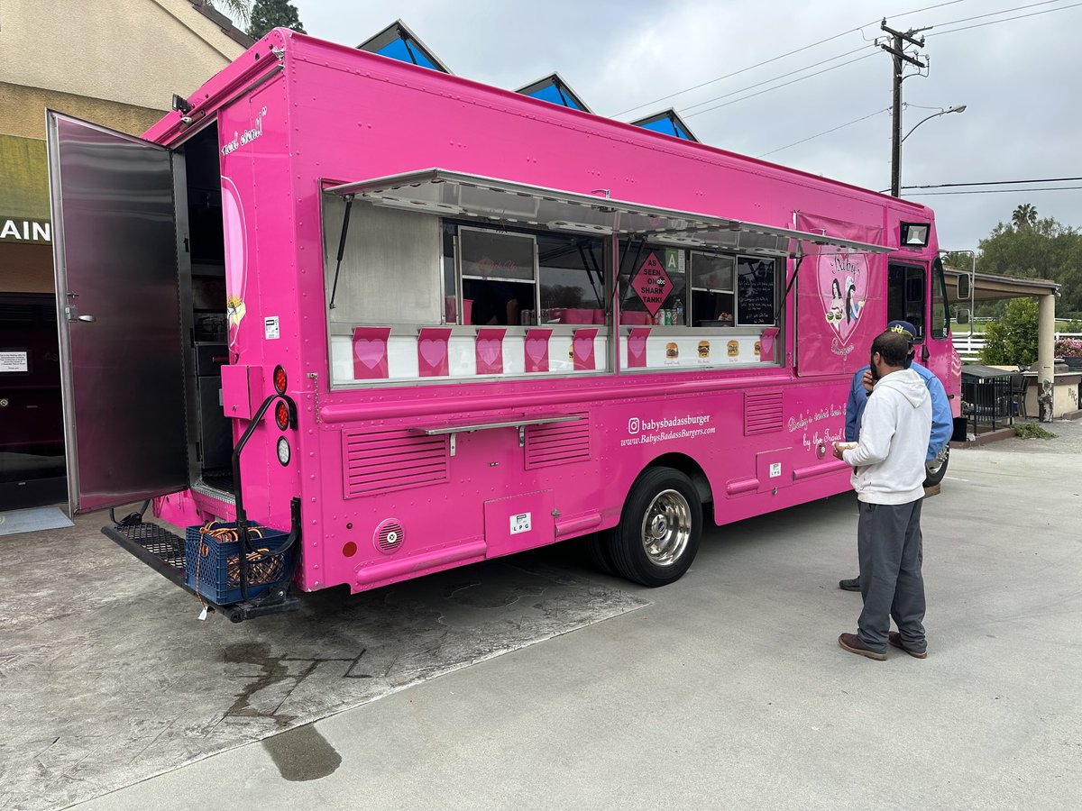 Starting spring off with burger truck for the best grounds staff