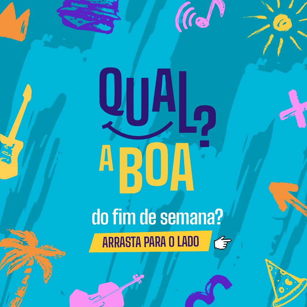 ✨Tá na dúvida do que fazer nesse fim de semana? Não se preocupa, a gente separou os melhores rolês pra vocês, tem forró, MPB, teatro e muuuito mais! ✨ 
Segue o fio! 🧶