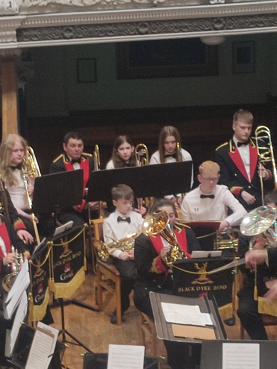 A brilliant concert last night @VicHallBMM with @blackdyke and the Bolton Youth Brass Band - a memorable evening!