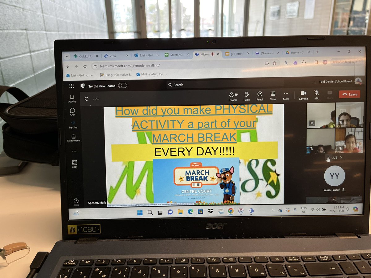 Very interesting experience as I joined some Peel Elementary Virtual School HPE classes. I was very impressed by the planning and preparation required. Amazing #physicalliteracy messaging! @PeelSchools @PDSBDirector @PlayInPeel @opheacanada @opheacanada @PHECanada