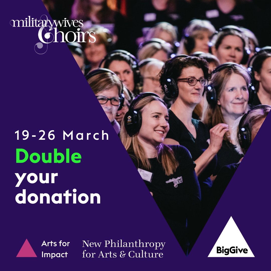 Life in the military community means that people may move to a completely new place at short notice. With Military Wives Choirs across the UK and abroad, you can join a new choir and instantly feel a level of familiarity. Support our choirs here bit.ly/MWChoirs @BigGive