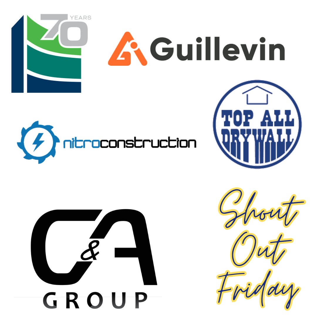 #shoutoutfriday ~ The LCA is pleased to support those in our industry.  Our feature companies this Friday are:
Nitro Construction Ltd. ~ nitroconstruction.ca
Top All Drywall 
Guillevin International Inc. ~ guillevin.com
C &amp; A Mechanical Inc. ~ candagroup.ca