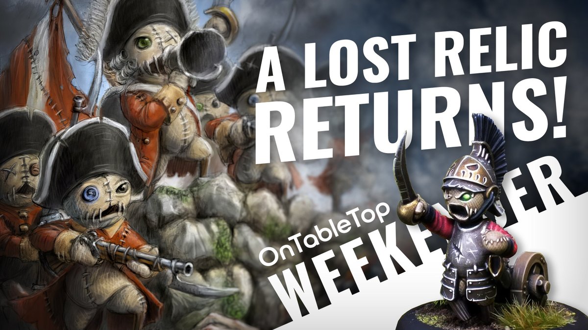 ontabletop's tweet image. Join us for #OTTWeekender as we're talking all of the big #Adepticon reveals plus the return of @TTCombat's #Relics and some of the best-looking Vikings hitting up Kickstarter from @FootsoreMins youtube.com/watch?v=vXed9Q…