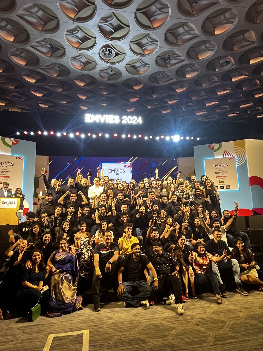 adgully's tweet photo. Best Media agency of the year👏👏👏 
@wavemakerind 
@TheAdClub_India  #EMVIES2024 #EMVIES https://t.co/lXShJSffK3