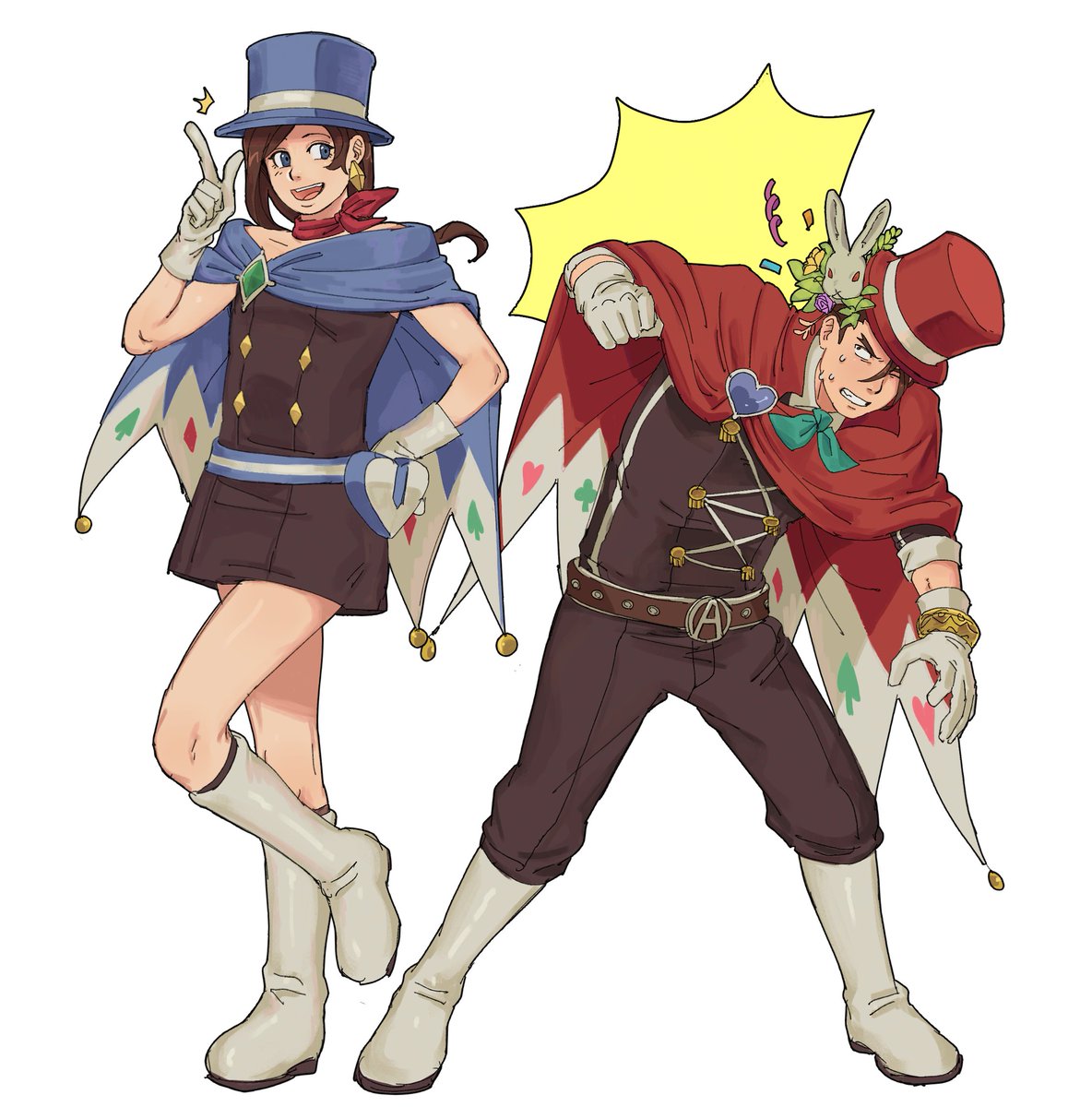 sushiisiu's tweet photo. gramarye siblings GOOOO #aceattorney https://t.co/8OxZ4HBEh9