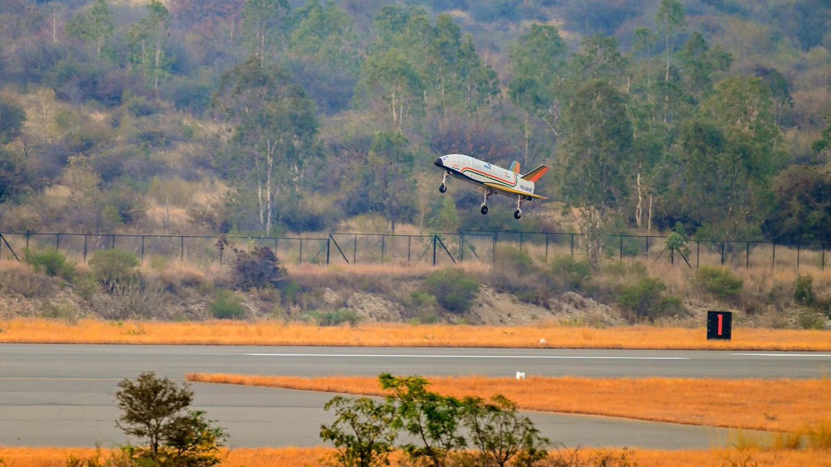 Vidithardy's tweet photo. Triumph in Space Endeavors: ISRO’s RLV-LEX-02 Experiment
ISRO has once again underscored its expertise in space exploration with the successful execution of the RLV-LEX-02 experiment. The autonomous landing of the Pushpak (RLV-TD), even when released from a challenging position, marks a significant achievement in spaceflight technology.
This test, carried out at Karnataka’s Aeronautical Test Range, advances the Reusable Launch Vehicle (RLV) technology. Despite being deployed from an unconventional altitude by a helicopter, Pushpak adeptly navigated to a precise landing. This test is crucial as it mirrors the return trajectory and landing of a spacecraft from space, confirming the reliability of its guidance systems and landing apparatus.
The RLV-LEX-02 experiment propels India forward in the quest for affordable space travel, solidifying its status in the international space community. ISRO’s innovative strides ensure a bright future for space research and technological progress. 🚀
#ISRO #SpaceTechnology #RLVLEX02 #Innovation #ReusableLaunchVehicle #SpaceExploration #AutonomousLanding #AeronauticalAdvancements #PrecisionEngineering #IndianSpaceResearch