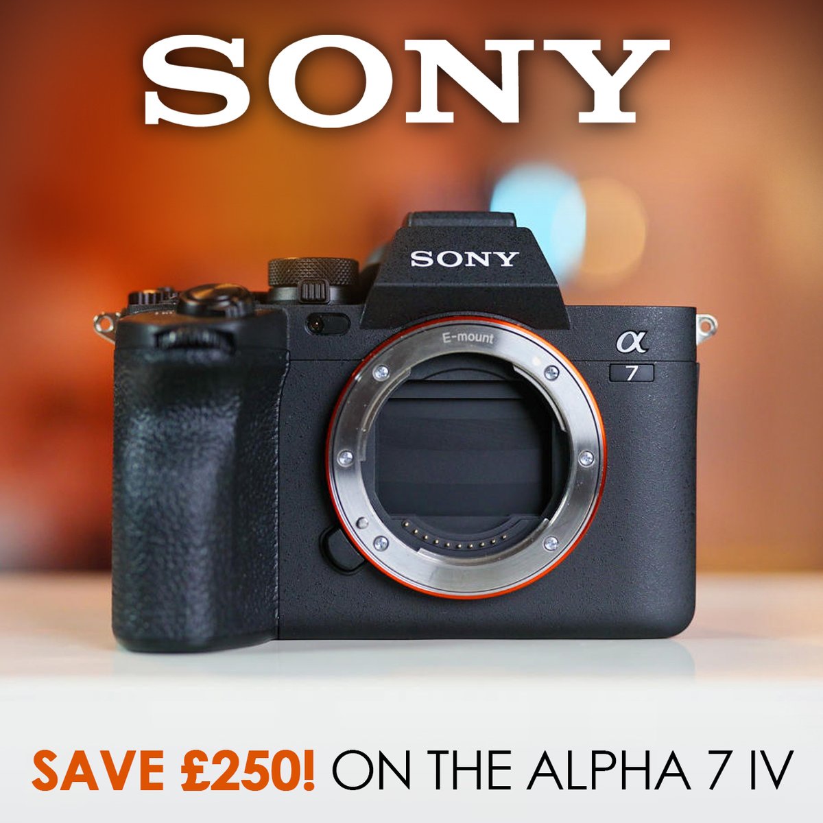 💥 £250 OFF THE SONY ALPHA 7 IV 💥 Delivering outstanding performance in both stills and video recording, the A7 IV provides breathtaking imagery with 33MP image quality and 4K 60p video recording. This offer ends 14th April! ⏰ View on our website: bit.ly/4agF6EA