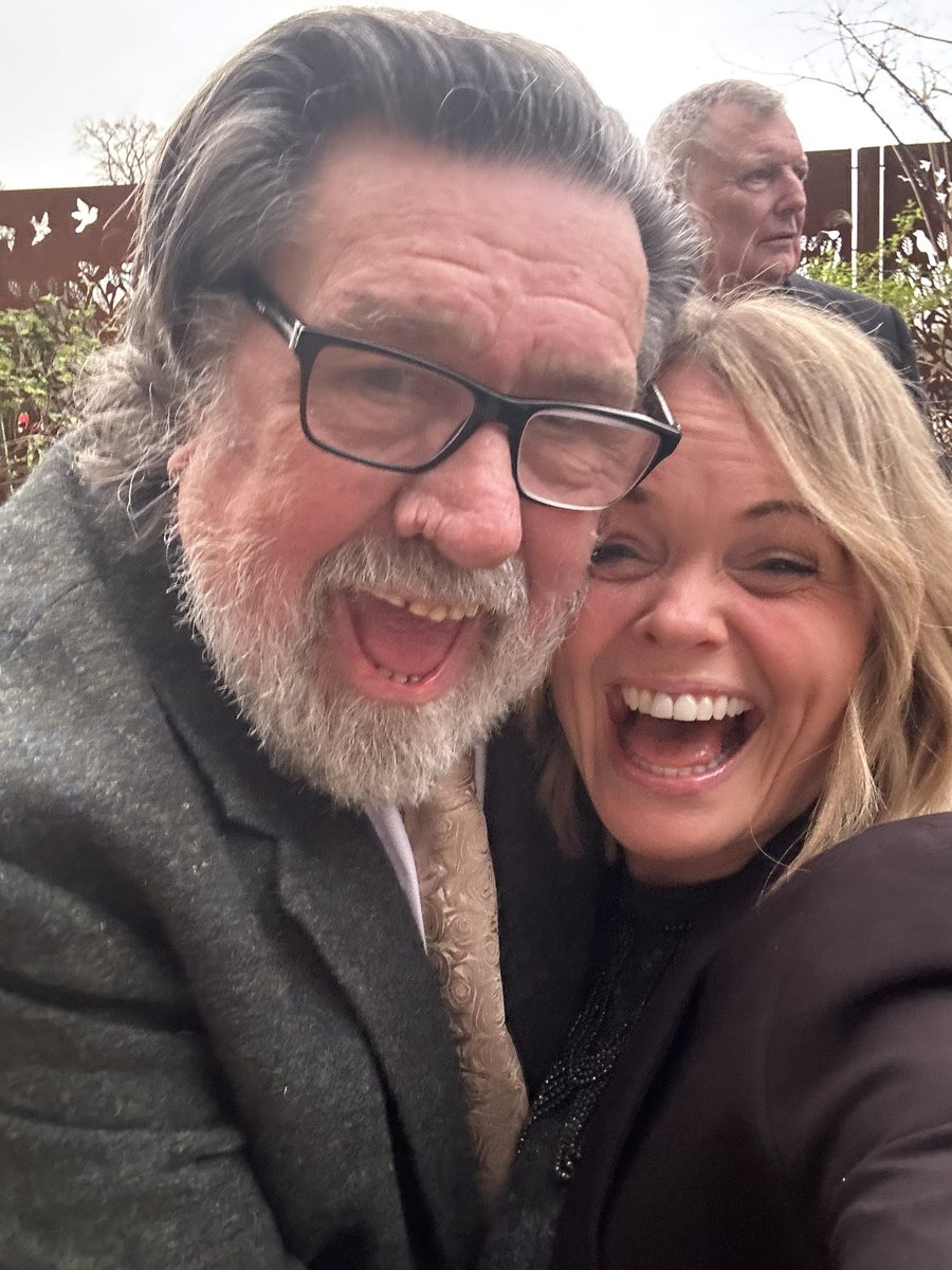 The highlight of my week was having the absolute ridiculous pleasure of looking after these two legends at our RTS screening of their new show Ricky, Sue and a Trip or Two. They were simply wonderful. ❤️❤️ @rtsmidscentre 
<a href="/suejohnstontv/">Sue Johnston OBE</a> 
<a href="/Channel4/">Channel 4</a>