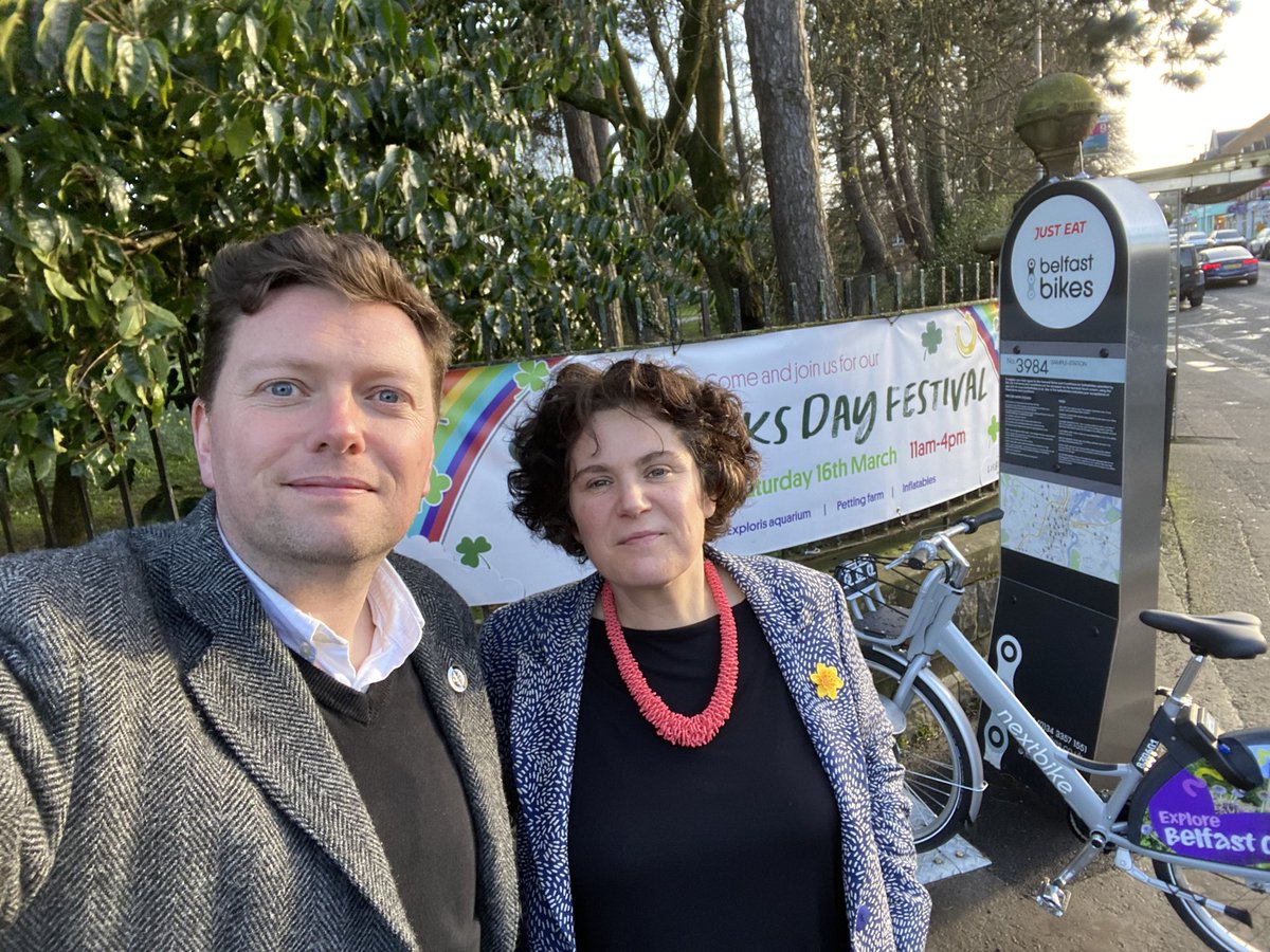 We are genuinely delighted to see the new Belfast Bike dock installed at Drumglass Park on the Lisburn Road. I’ve been working to get the bike hire network up to Balmoral for the last few years 🚲