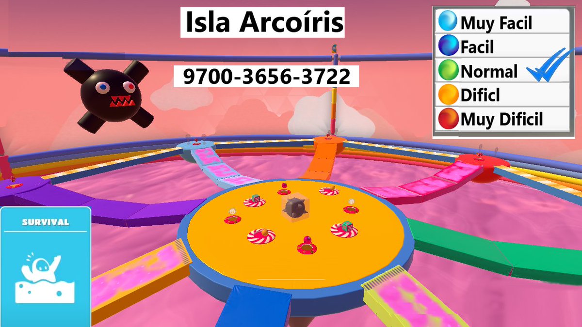 mynpon14's tweet photo. Isla Arcoíris 9700-3656-3722
@FallGuysGame
#fallguyscreative #fallguys #fallguysmaps #fallguysart #fallguysgame #FallGuys #fallljam https://t.co/mkdxKipUUc