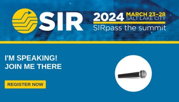 I’m so ready to ✈️ to #SIR24SLC! Thrilled to share the research I've conducted under the mentorship of @IRColorado! Join us for engaging sessions that explore #IRad #Research! Grateful for the support of @radtrivedi, @LCasadaban, and @UCD_IR! #VIR #twittIR #medstudent