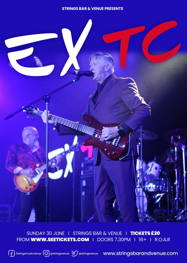 For almost four decades, XTC fans could only dream of witnessing
the sensational XTC classic songbook played live. That dream has
now become a reality. XTC’s legendary drummer, Terry Chambers, is
back on the road with his band EXTC... 

Strings, 30/06