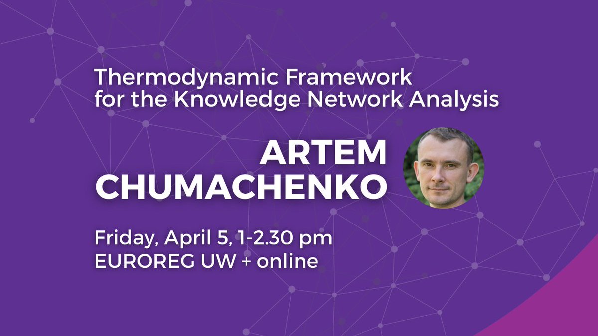 📅 Join us for an open meeting of our Lab on Friday, April 5th, 1-2.30pm. Our colleague Artem Chumachenko will deliver a talk, followed by a discussion. Check out the abstract and further details here lbn.uw.edu.pl/events.
#ScienceofScience #ComplexSystems #NetworkScience