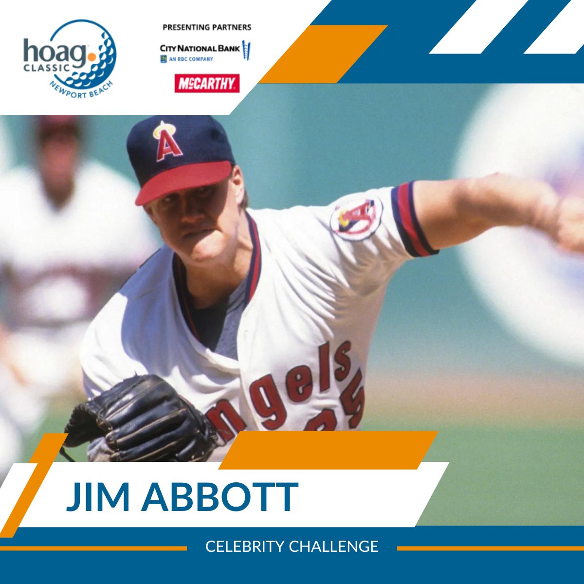 We're excited to welcome former @Yankees & @Angels Pitcher @jabbottum31 to the #HoagClassic Celebrity Challenge!