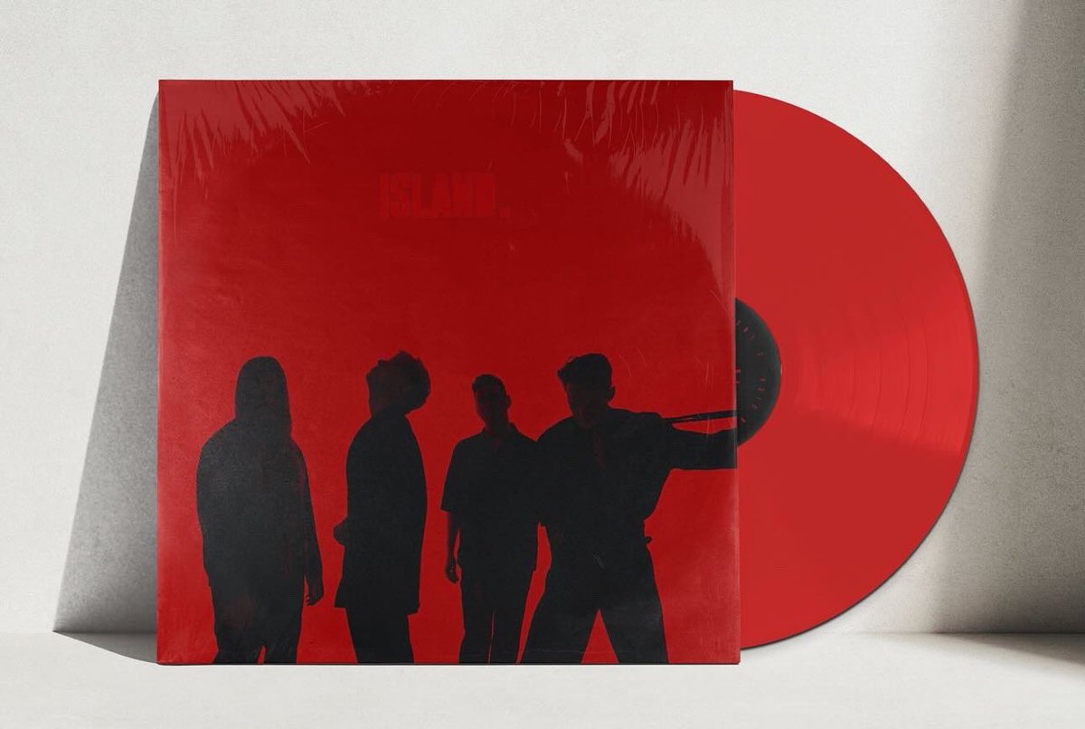 Guess what? Our new EP ‘Island’ drops on May 3rd and right now is your chance to get yourself one of these very attractive limited red vinyls. Click below, these will be collectors items. 🖤🖤x ffm.bio/daytimetv