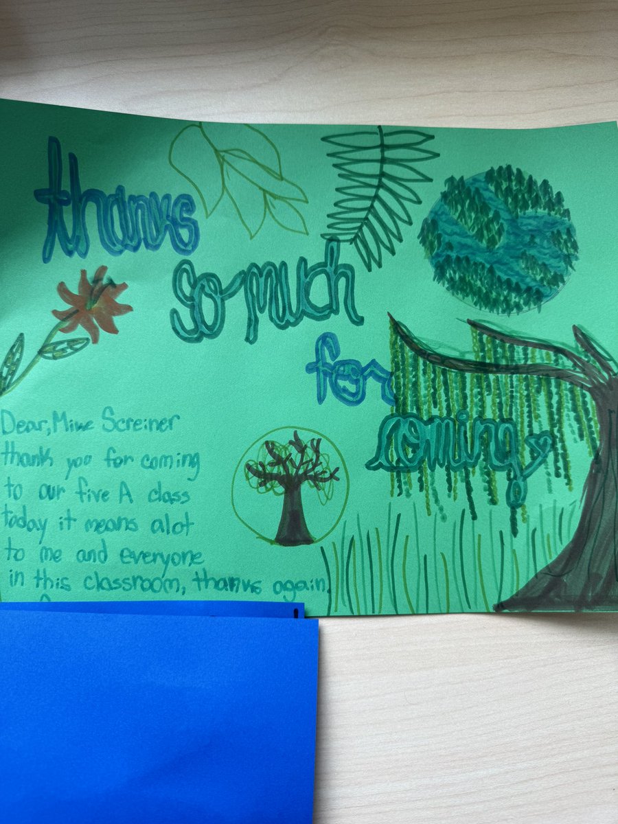 WaterRockers's tweet image. @MikeSchreiner is visiting our class today and my students made some cards for him!  #teachingrocks #ecoeducation @ugdsb