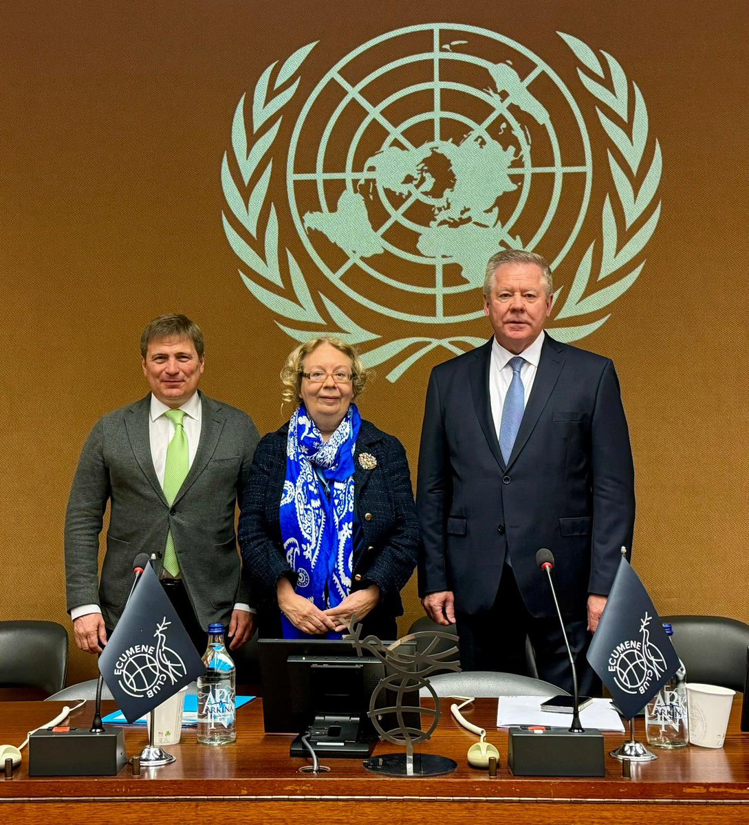 🇷🇺🇺🇳 It was a pleasure for me, along with @UN_Valovaya and the #Ecumene Discussion Club’s leadership, to open the #Ecumene sessions at the @UNGeneva today. 🌐 The events held throughout the day focused on the most pressing issues of the 2030 Agenda for Sustainable Development.