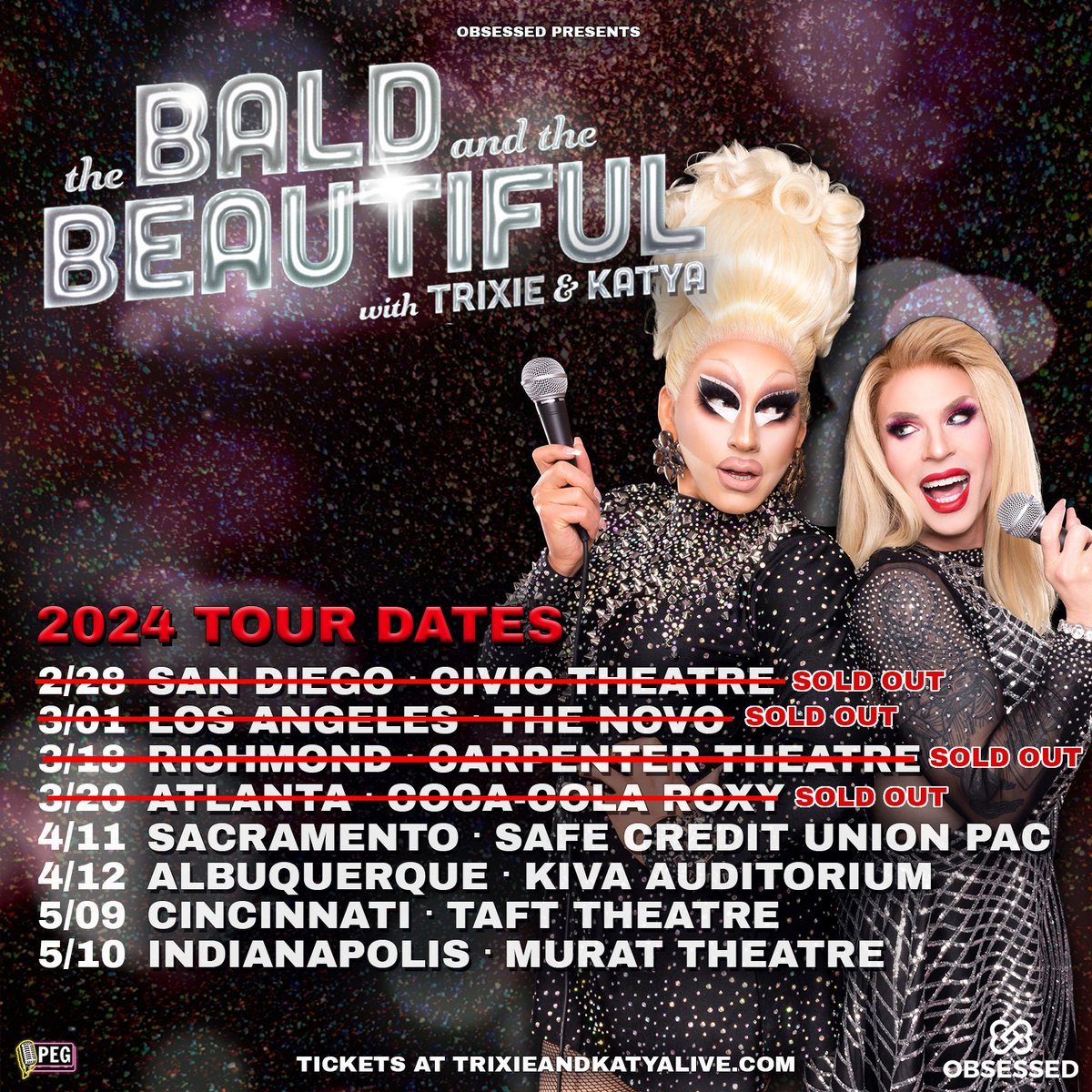 trixiemattel's tweet photo. You're up next #Sacramento and #Albuquerque! If you don't have your tickets yet, you still have 4 more chances to come see us. Get your tickets now! https://t.co/ONlVe5TSzI https://t.co/DSPctnSkwU