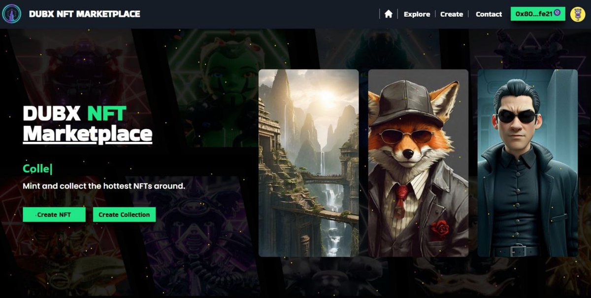 We are excited to announce that our highly anticipated #DUBX NFT Marketplace will soon be launching, offering a wide range of unique digital collections and artworks. 😍🚀🔥

Join our community and stay tuned for updates as we prepare to launch our Marketplace. 
Visit us soon and