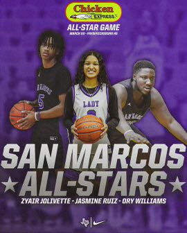 Go out and support our Senior Guard Jasmine Ruiz who will be playing in the Chicken Express All-Star Game! ⏰1:00pm 📆March 23, 2024 📍Fredricksburg H.S. Cost is $6 at the door