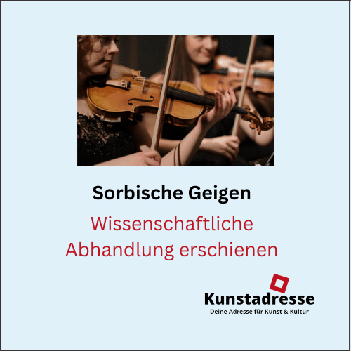 Kunstadresse's tweet photo. Cover der Neuerscheinung "Sorbische Geigen. Serbske husle", Autor: Petr Ch. Kalina (Sorbisches Institut, Eigenverlag) | Copyright: Sorbisches Institut (2024)

Neben Tarakawa und Dudelsack sind vor allem die kleine und große sorbische Geige #Geigen

https://t.co/U4YZNESOa0 https://t.co/3xwMmO6CJ2