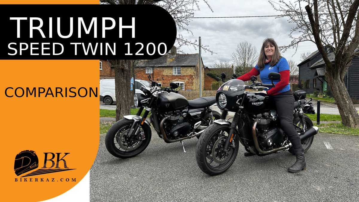 I have a new Speed Twin 1200 on loan from Triumph and thought it would be a great opportunity to do a comparison video of this bike with my own 2020 Speed Twin 1200😎Check out my video below👇 If you could subscribe to my channel, that would be amazing🤩 youtu.be/CyoRR2O-UEI