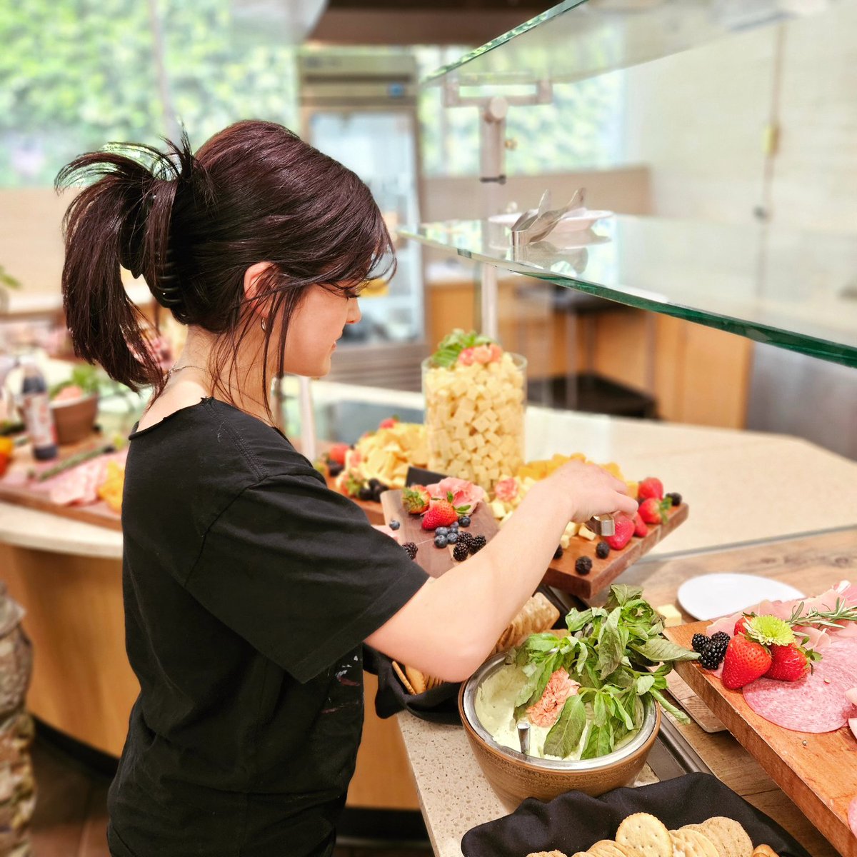 LoynoDining's tweet photo. Let us know how much you love Cheese Day! 🧀 

Take our dining survey here: https://t.co/S3KLy77lRE

#FeedingThePack🐺 #Sodexo https://t.co/gK6fkBIpY3