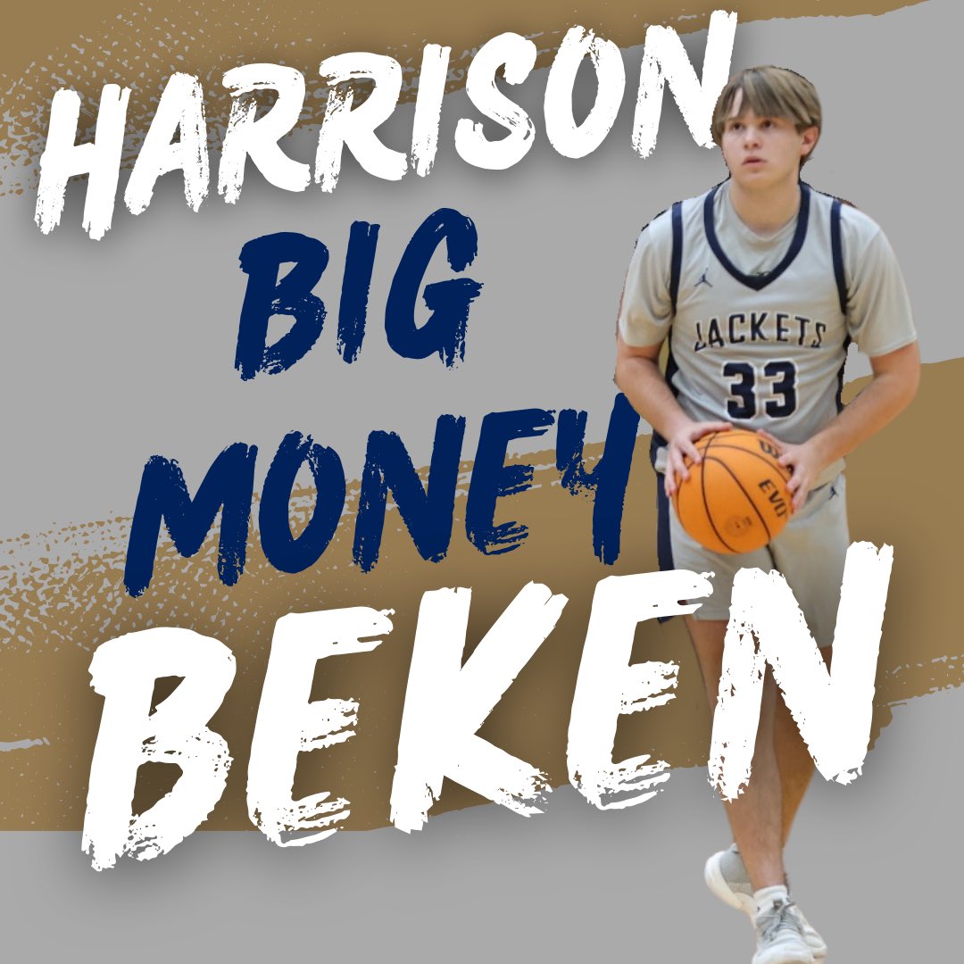 FRESHMAN FRIDAY! Today we wrap up highlighting our roster with our first years! Next up is Big 💰 Harrison from Houston, TX. Harrison appeared in 5 games for the Jackets this year! Beken brought his best every single day and left it on the court every single opportunity