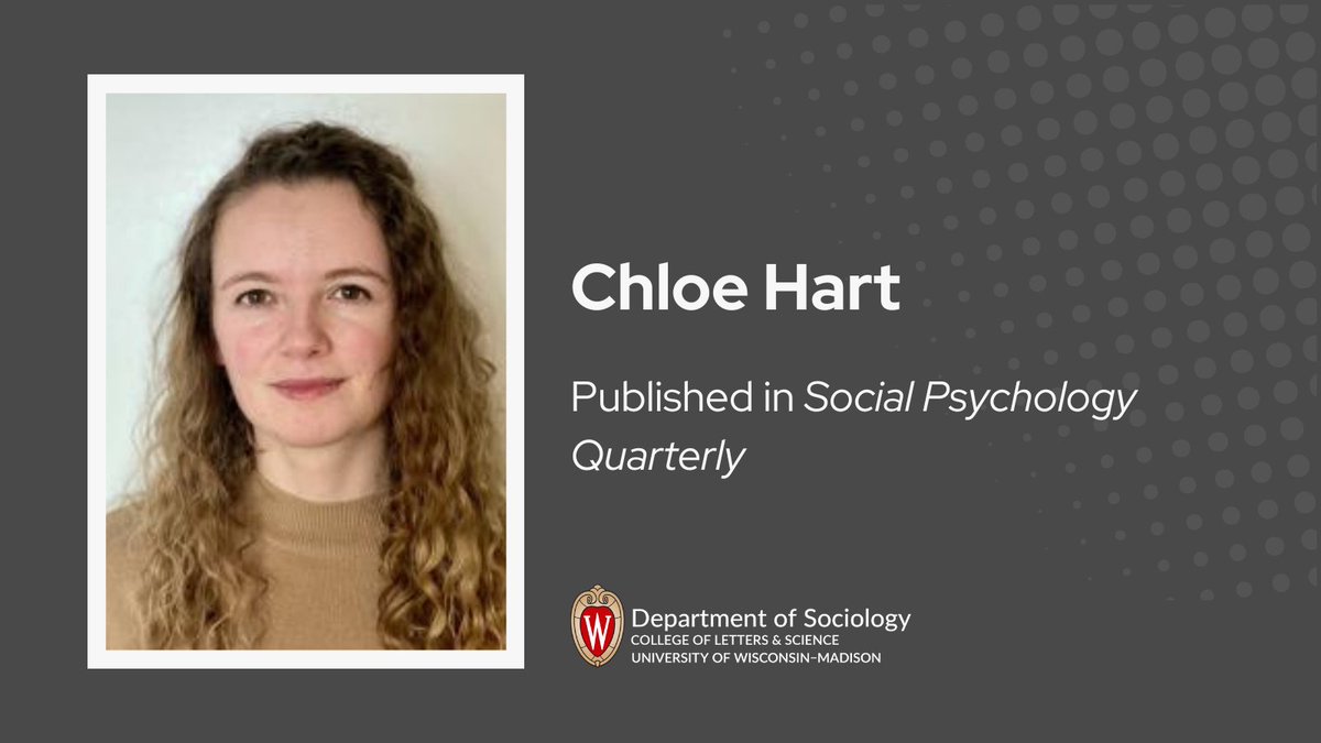 📝#NewPub: Chloe Grace Hart, Charlotte H. Townsend, and Solène Delecourt published “Who Believes Gender Research? How Readers’ Gender Shapes the Evaluation of Gender Research” in @SPQuarterly. journals.sagepub.com/doi/full/10.11…