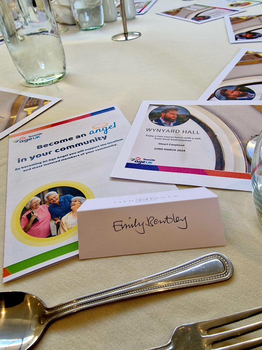 Jacksons_1876's tweet photo. We were pleased to attend the @ageukteesside annual Ladies Lunch today @WynyardHall for an in conversation with 'The Leather Guy' and legend Stuart Coupland. Ellie Lowther teased out Stuart's journey in business and his inspiration for starting his business Coupland Leather. https://t.co/Jb7whrMkFV