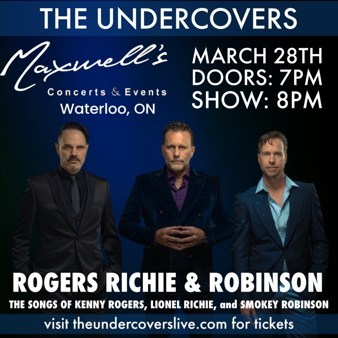 Our tour starts next week at Maxwell’s in Waterloo, Ontario AND they are offering a 15% off discount! Use discount code RRR at checkout. Tickets available here: ticketscene.ca/events/46757/ 👔 @gotstylemen 🕶️ @lockeandking #waterloo #maxwellsconcertsandevents #maxwells #ontario