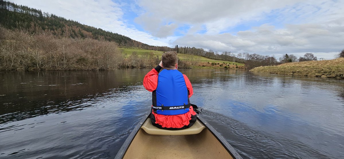 cromartyboard's tweet photo. A busy week for board staff. Two scew traps were installed ready for the smolt run. To improve their efficiency, rock bags have been placed in the river beside them. It's hoped these will help guide the smolts into the trap. A canoe run was also carried out to count sawbills. https://t.co/oJTgodzduw
