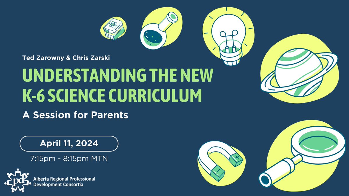 Join Ted Zarowny & Chris Zarski for a session that will walk parents through the structure of the new K-6 Science curriculum & provide an overview of the content. Learn more/register: bit.ly/ERLCPA597 #science #newcurriculum