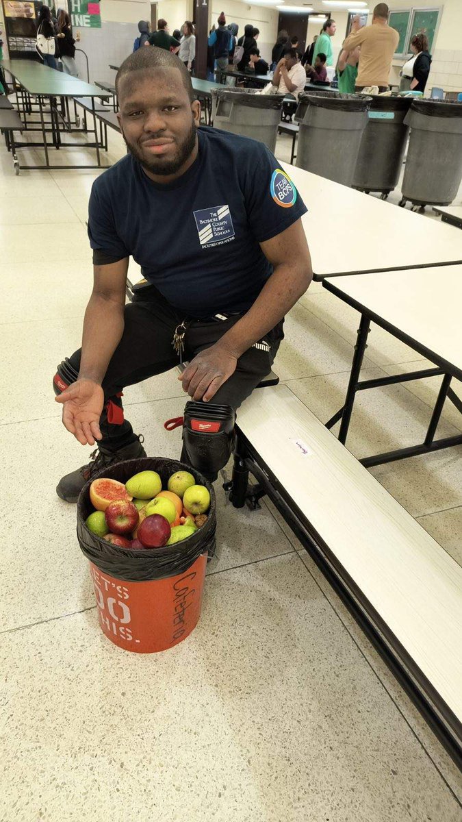 BCPS Sustainability (@sustainablebcps) on Twitter photo Check out Sterling the Compost King đź‘‘at <a href="/PGMSinBCPS/">Pine Grove Middle</a> !! Sterling makes an extra effort every day to collect food waste from trays to put in the compost! Thanks, Sterling, for setting such a great example for our students!
<a href="/BaltCoPS/">Baltimore County Public Schools</a> <a href="/BCPSFacilities/">BCPS Facilities</a> Check out Sterling the Compost King đź‘‘at <a href="/PGMSinBCPS/">Pine Grove Middle</a> !! Sterling makes an extra effort every day to collect food waste from trays to put in the compost! Thanks, Sterling, for setting such a great example for our students!
<a href="/BaltCoPS/">Baltimore County Public Schools</a> <a href="/BCPSFacilities/">BCPS Facilities</a>