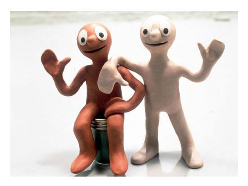 Morph and Chas by Tony Hart