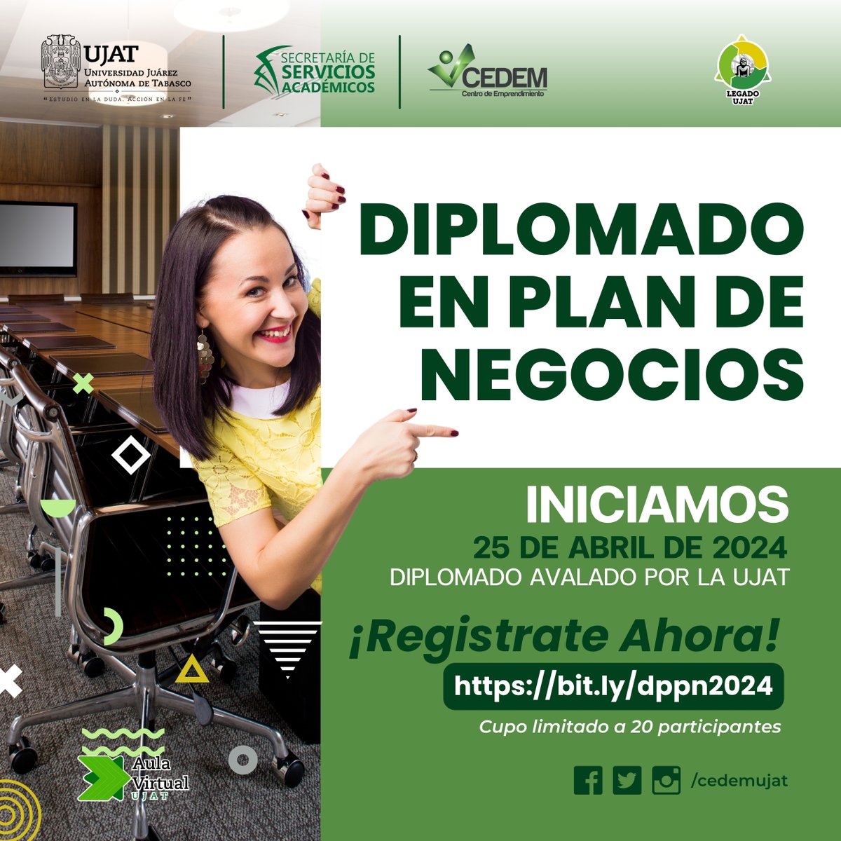 cedemujat's tweet photo. ¡Potencia tu emprendimiento! Inscríbete en nuestro Diplomado en Plan de Negocios de la UJAT. 🗓️ 25 de abril, 🕒 10:00 - 13:00 hrs. Aprende estrategias clave y obtén mentoría experta. 

Regístrate: https://t.co/RW5IS9jHgp

#DiplomadoUJAT #Emprendedores https://t.co/5XXRSXeQ2N