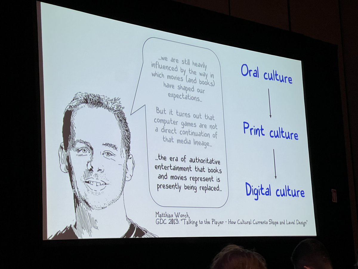 I spy <a href="/mworch/">Matthias Worch</a> in Raph Koster’s retrospective on 20 years of Theory of Fun #GDC2024