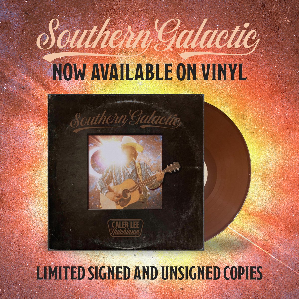 calebleemusic's tweet photo. Southern Galactic is now on vinyl!! Get yours now on my website. Link in bio. https://t.co/N7OpEZqzaC